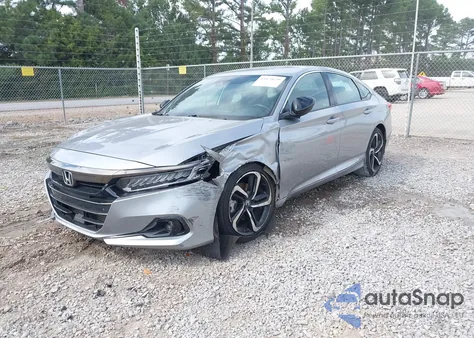 2022 Honda Accord Sport from USA, damaged, VIN 1HGCV1F34NA066690